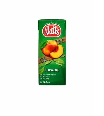 CAJITA NECTAR WATTS DURAZNO 200 ml (JN012)