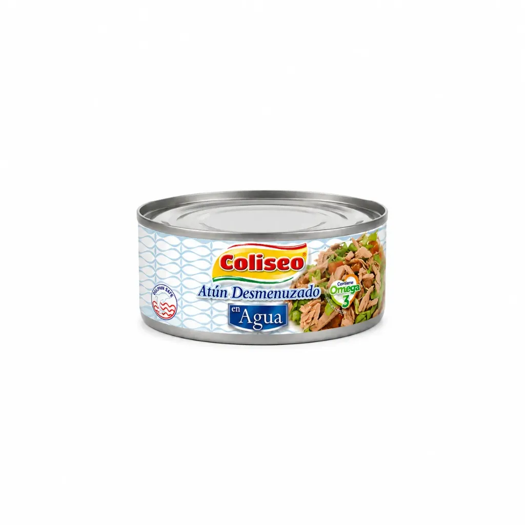 ATUM DESMENUZADO EN AGUA "COLISEO" 160 GRS (A132)