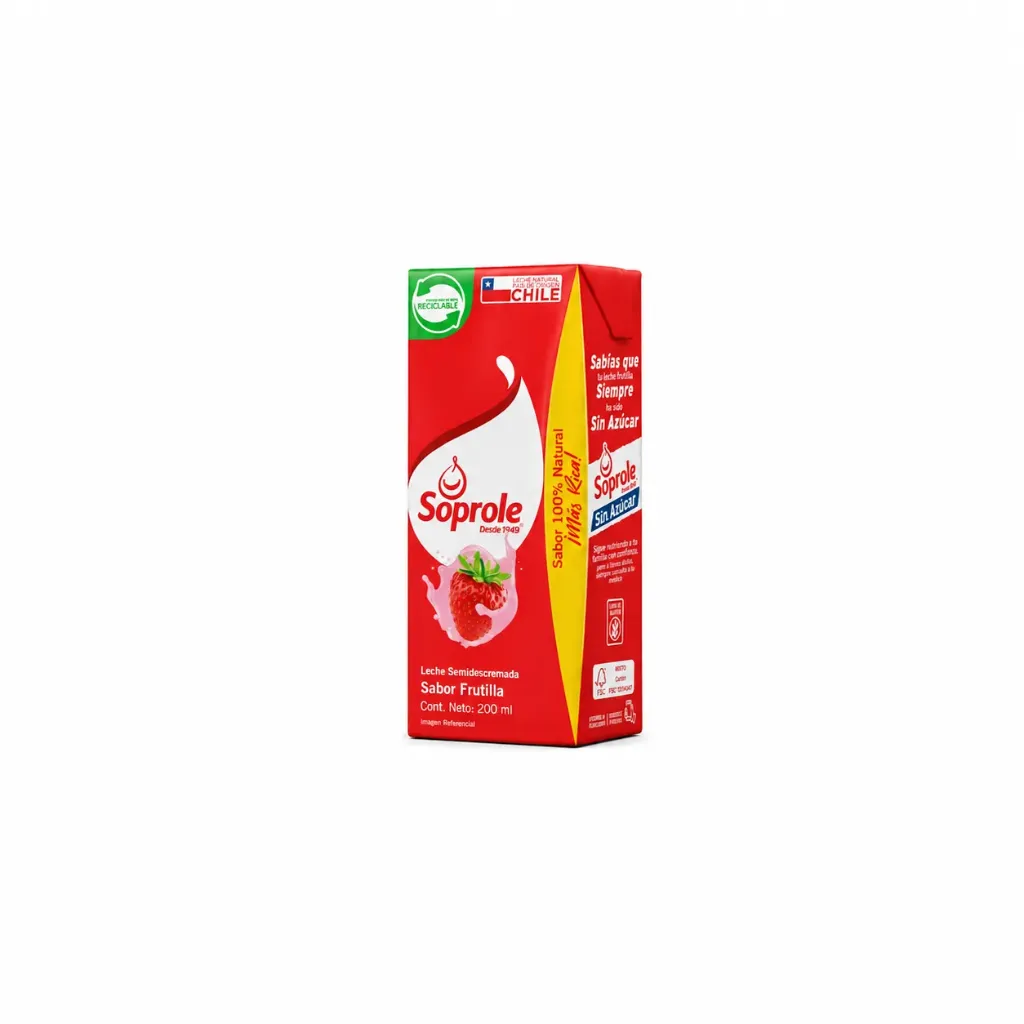 Cajita Leche Soprole Frutilla (L009)