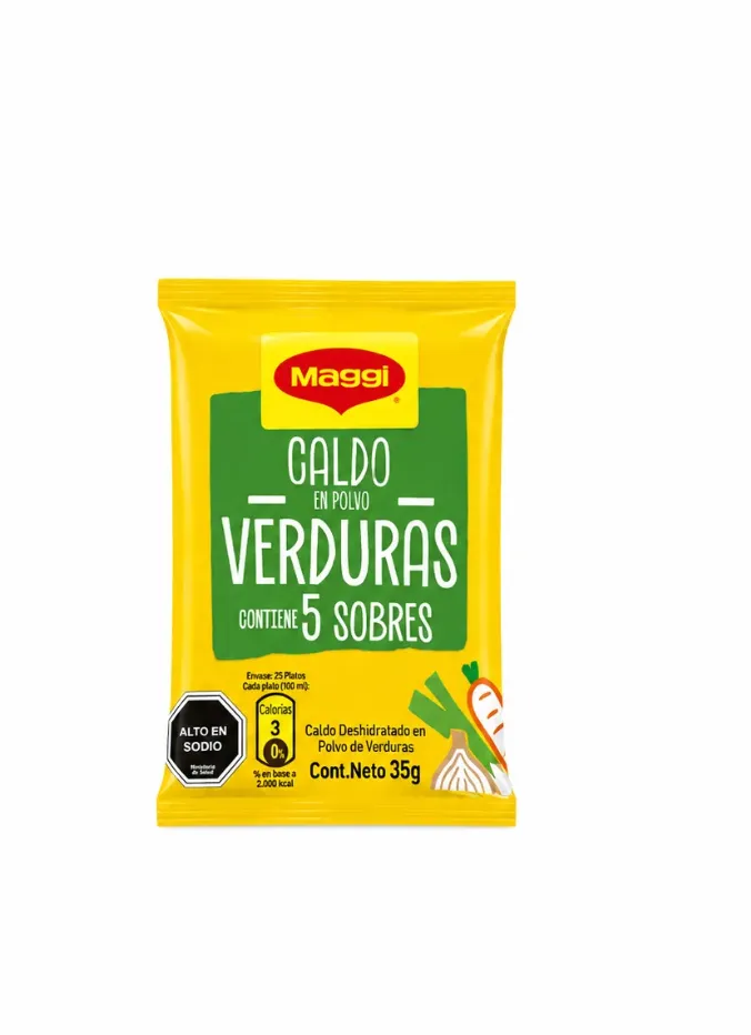 CALDO EN POLVO VERDURA 5 SABORES (A105)