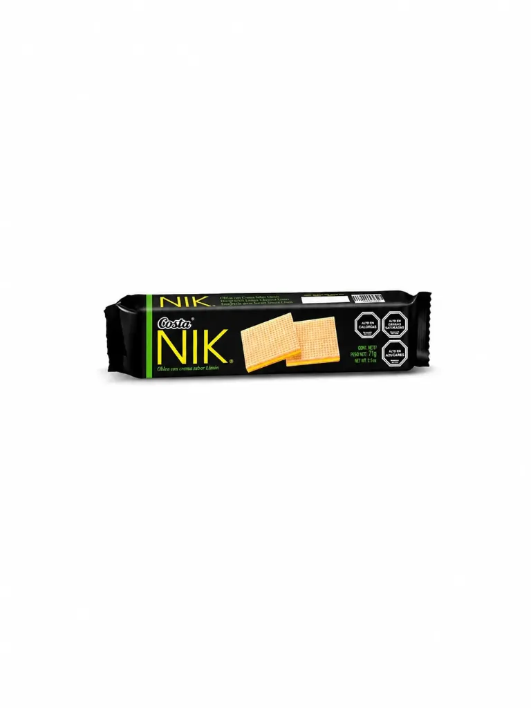 GALLETA NIK CREMA LIMON 71 grs (VERDE) (G034)
