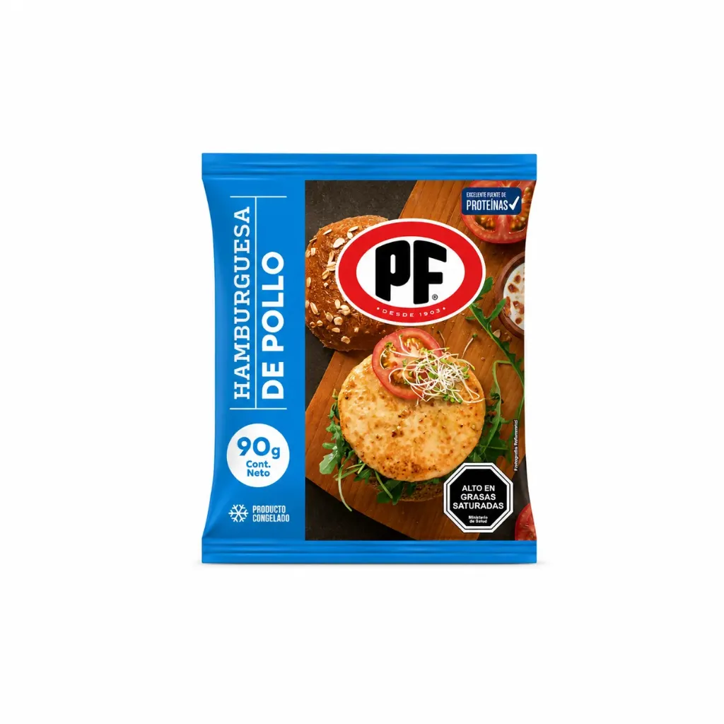 HAMBURGUESA DE POLLO 90 GRS (P.F.) (CH011)