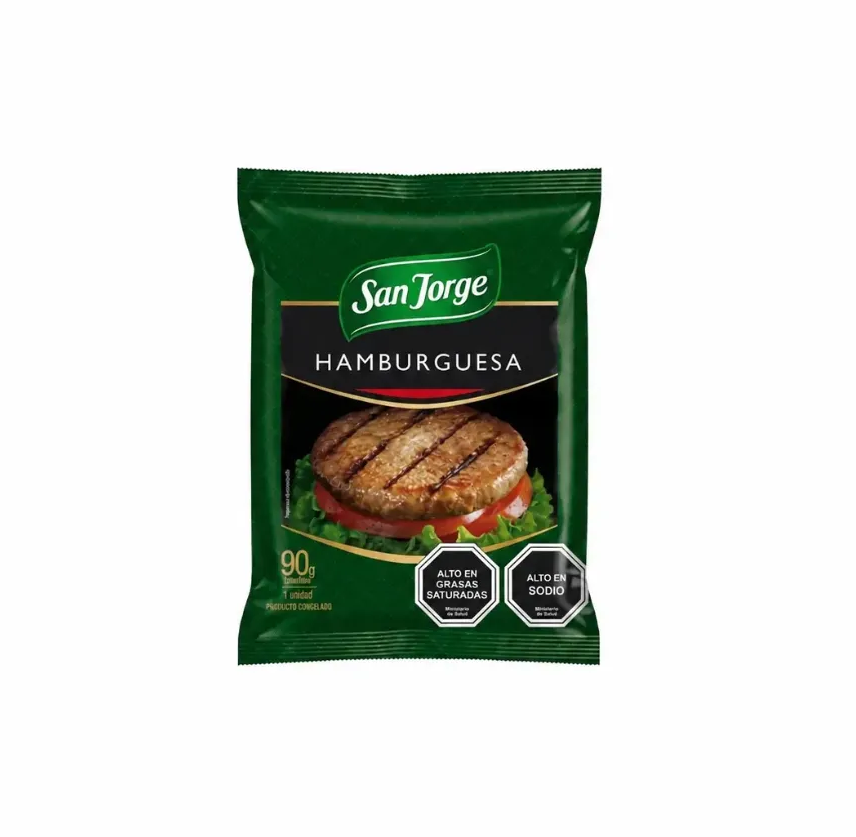 HAMBURGUESA TRADICIONAL 90 GRS SAN JORGE (CH058)