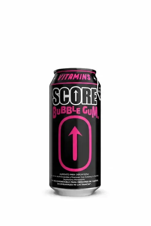 SCORE ENERGY BUBBLE GUM, 473 ml (ROSADO) (BE012)