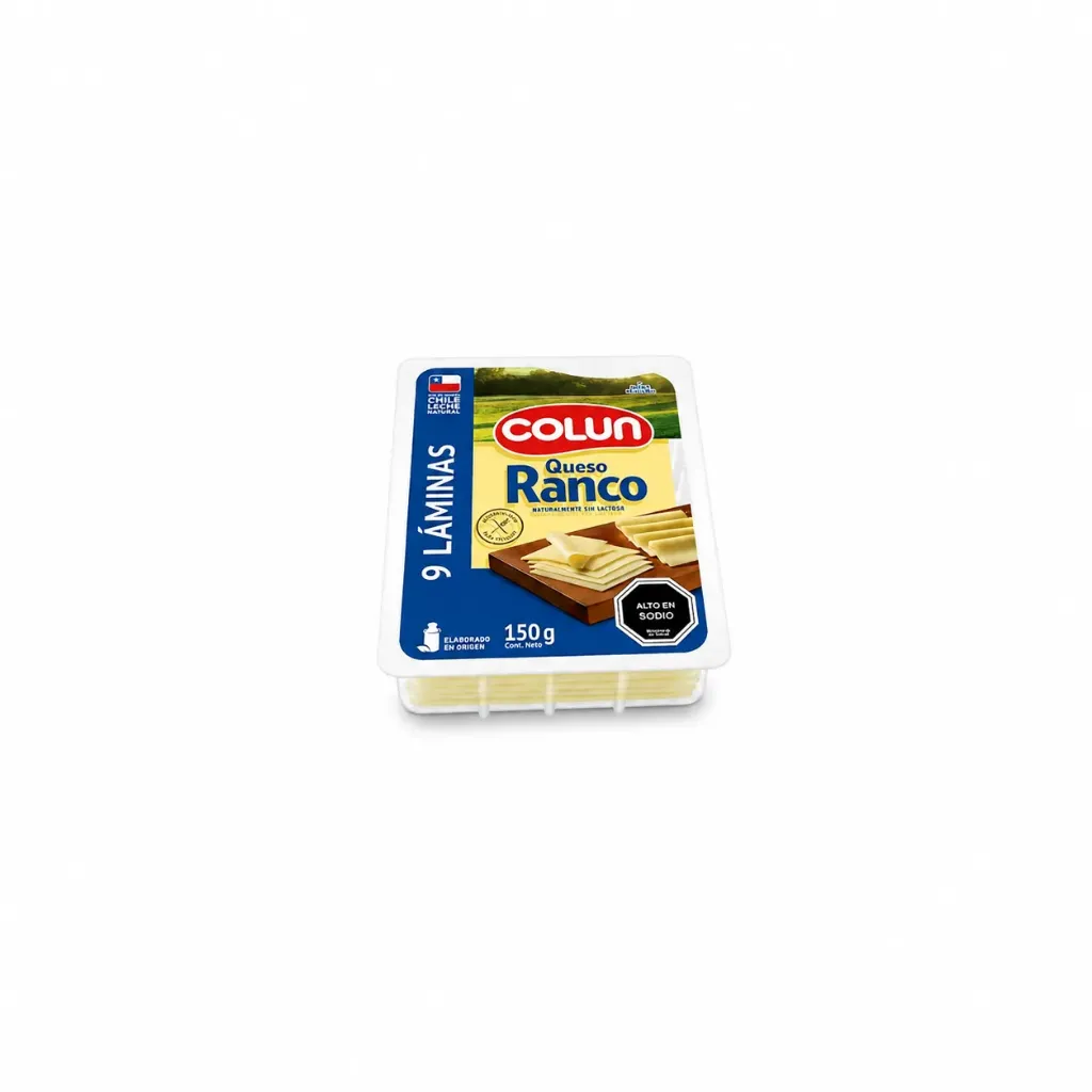 QUESO RANCO LAMINADO 150 grs SEMIRIGIDO (9 Laminas) (L030)