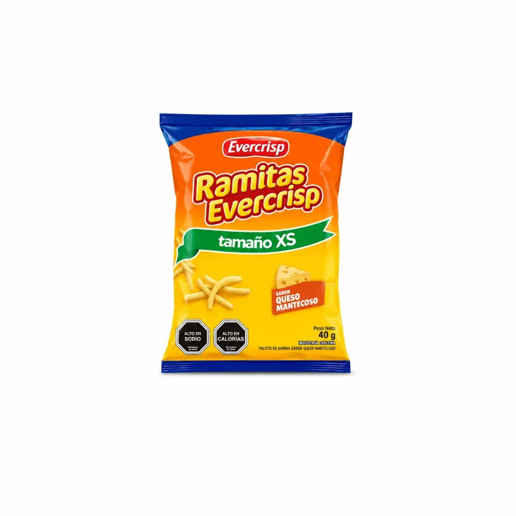 RAMITAS EVERCRISP SABOR QUESO 48grs (SS012)