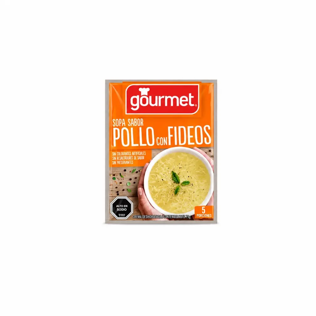 SOPA DE POLLO CON FIDEO 70 GRS (A029)