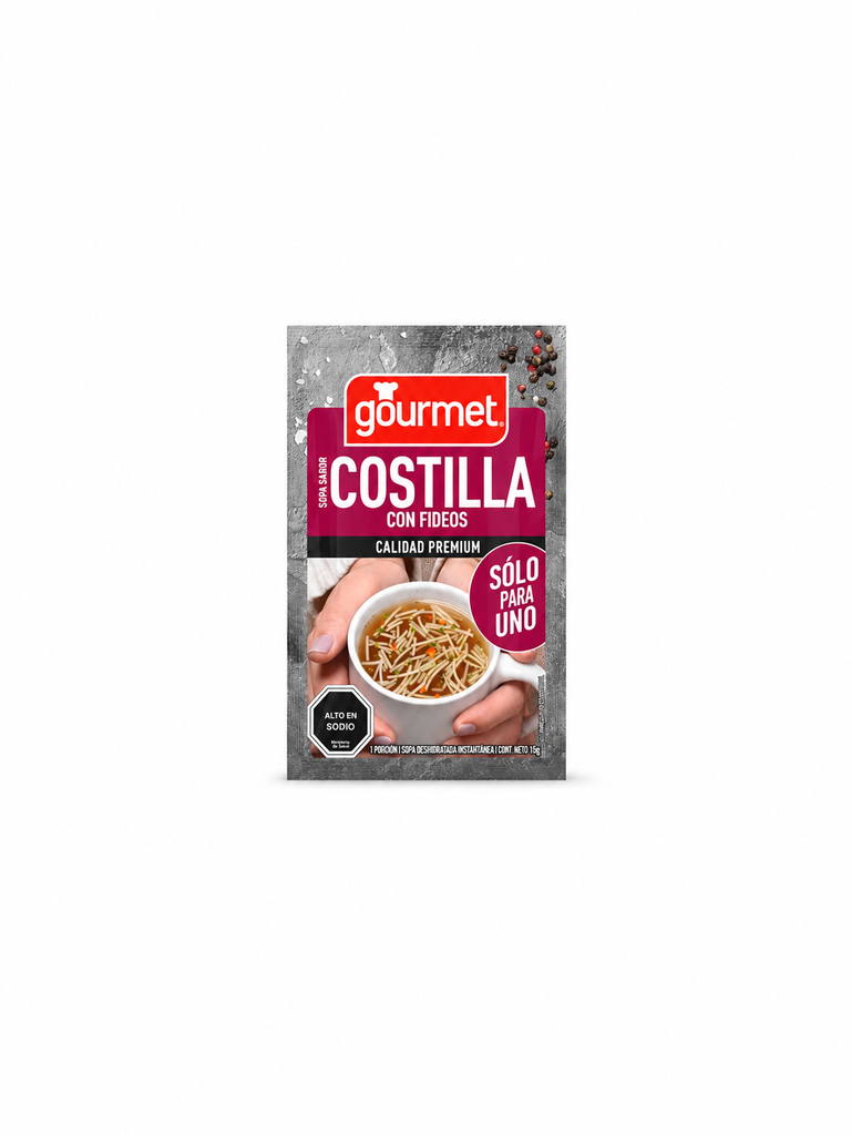 Sopa Costilla Con Fideo Gourmer