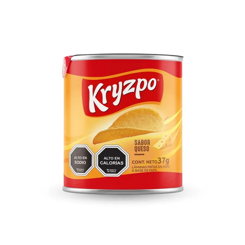 PAPAS KRYZPO SABOR QUESO 37 GRS